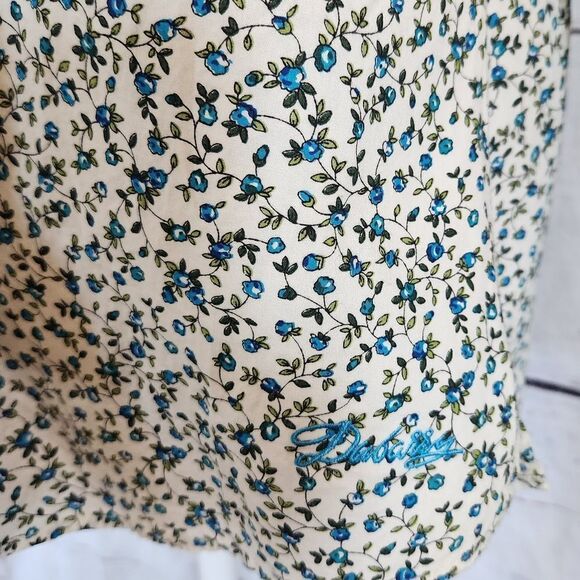 Dubarry of Ireland Brookline Button Front Floral Top Size 12 NWT - Picture 5 of 7